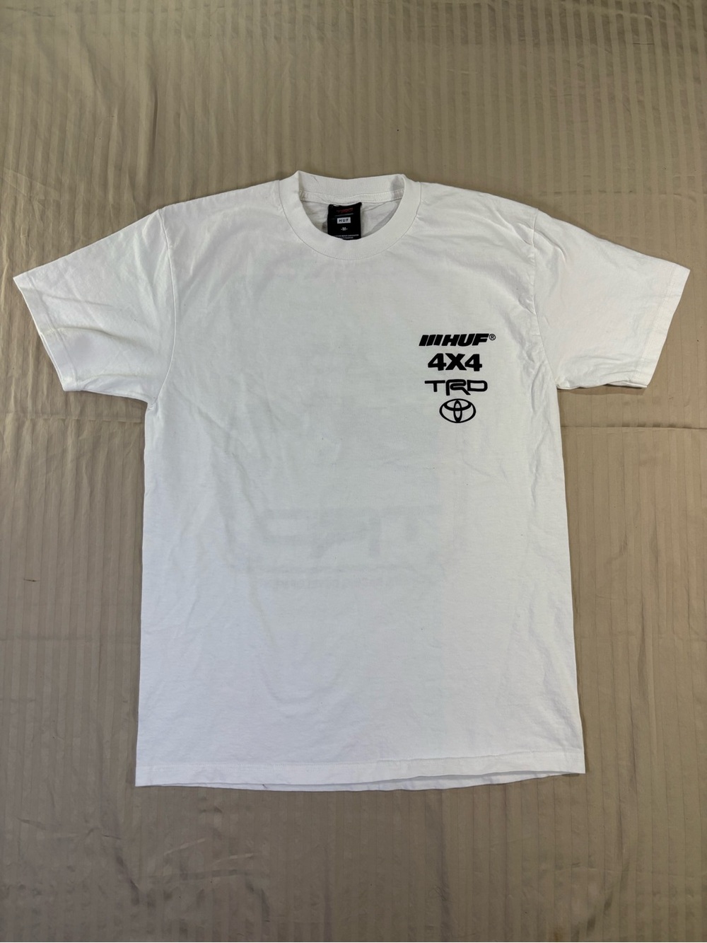 HUF X TOYOTA RACING TRD LONG TRAVEL T-SHIRT White Men’s Size Medium 2025